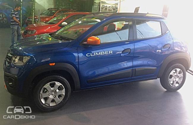 Kwid climber electric deals blue