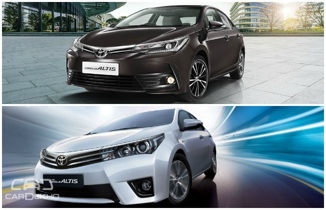 Old Vs New Toyota Corolla Altis: Variant-Wise Price And Features Comparison