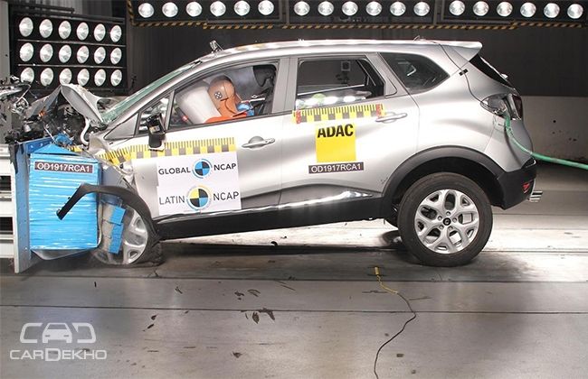 India Bound Renault Captur Scores 4 Stars In Latin Ncap