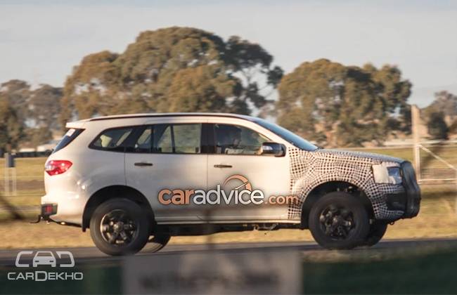 Ford Begins Testing 2018 Endeavour Facelift