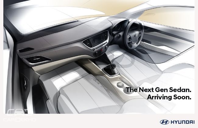 Hyundai Now Teases 2017 Verna’s Cabin Ahead Of Launch