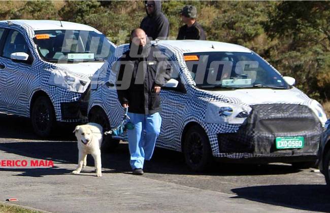 Ford Begins Testing 2018 Figo/Aspire Facelift