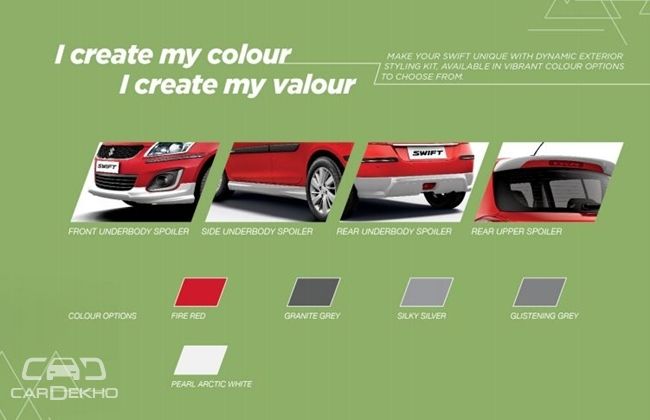 Maruti Swift Now Available With i Create Personalisation Scheme