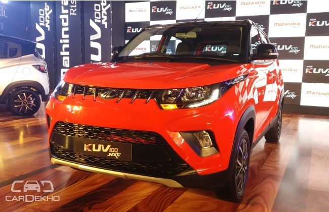 Mahindra KUV100 Electric Spied Testing For The First Time