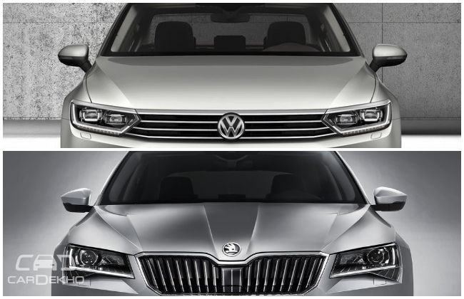 Volkswagen Passat Vs Skoda Superb: Variant-Wise Specs Comparison