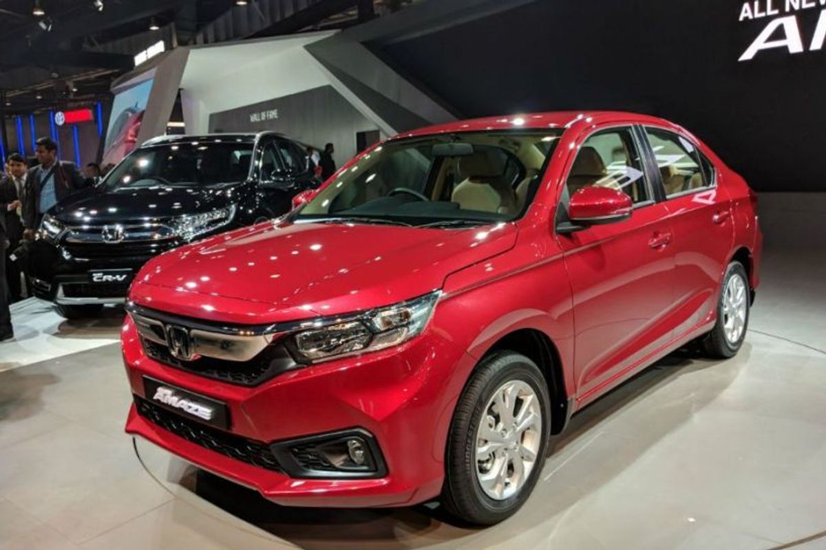 2018 Honda Amaze Front Left View