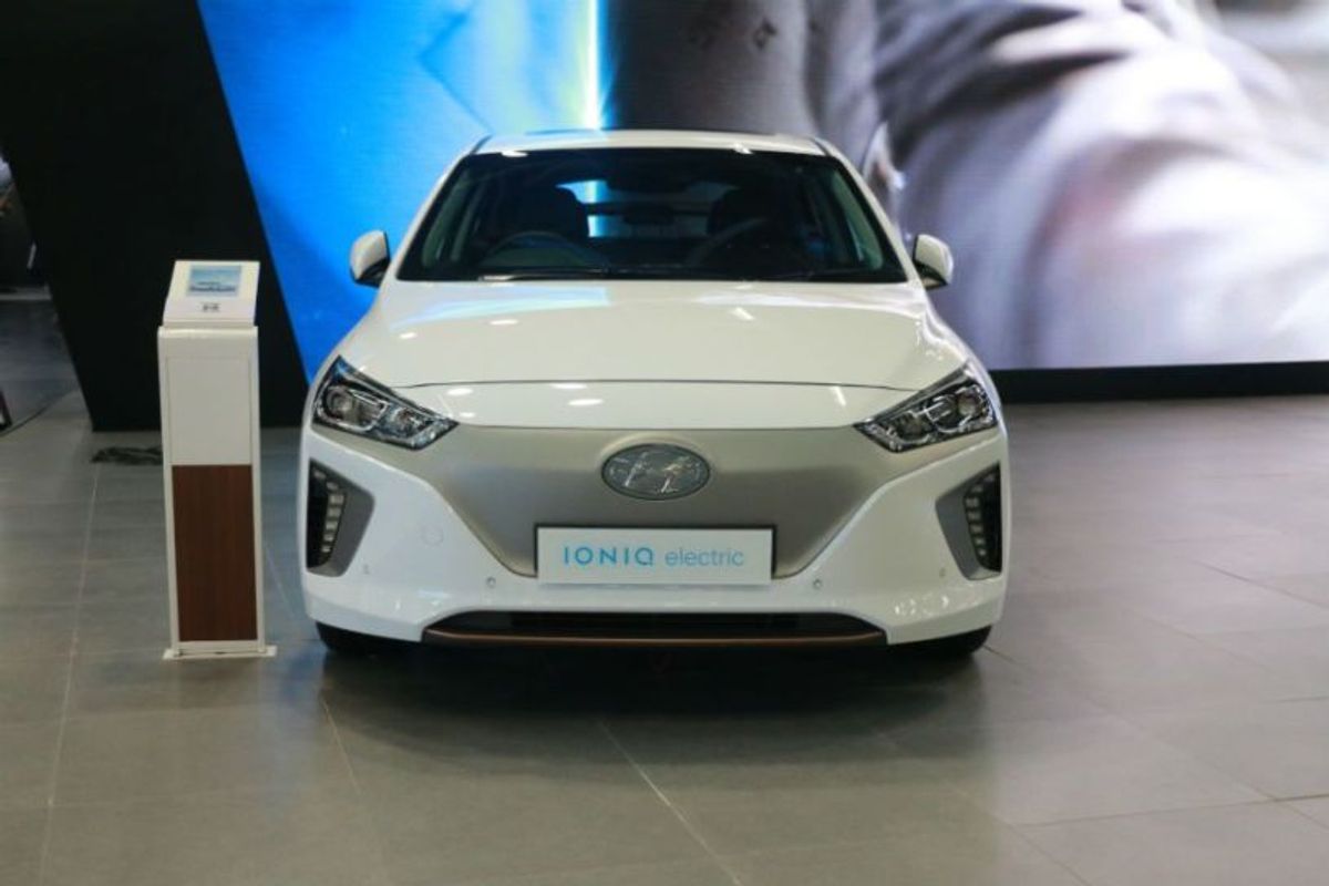 Auto Expo 2018: Hyundai Ioniq In Pictures