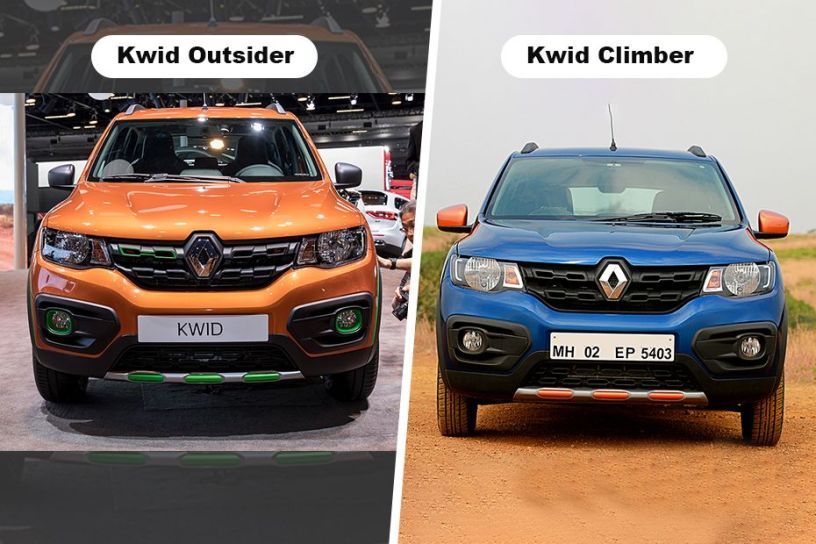Renault Kwid Outsider vs Renault Kwid Climber - What’s Different?