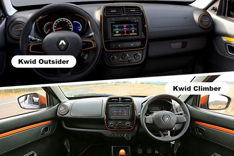 Renault Kwid Outsider vs Renault Kwid Climber - What’s Different?