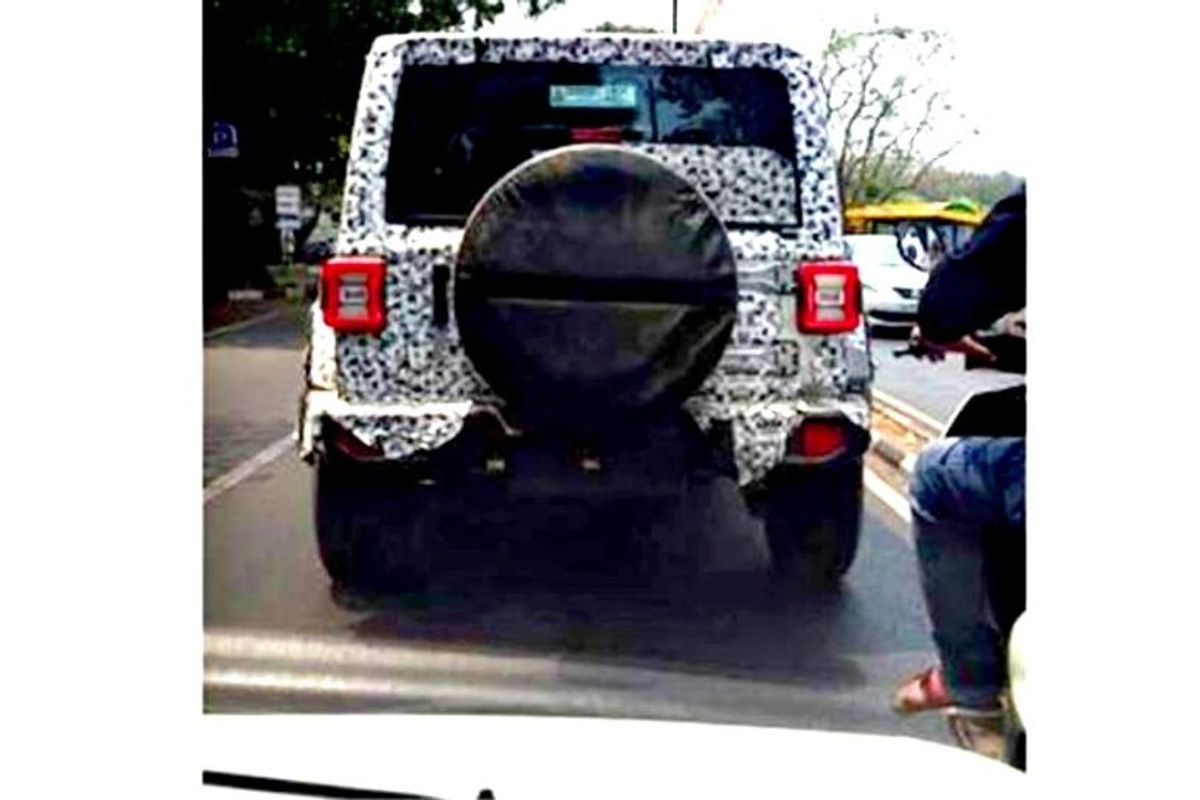 2018 Jeep Wrangler Spotted Testing