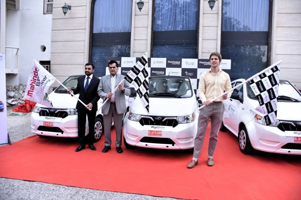 Mahindra e2oPlus Now Available On Rent In Delhi