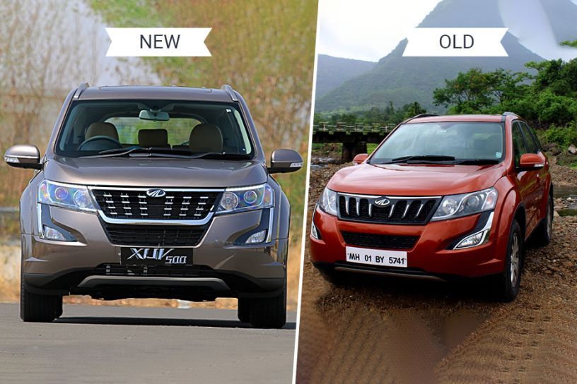 Mahindra XUV500 Old vs New