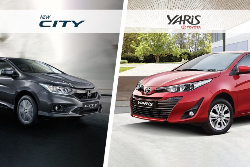 Toyota Yaris Vs Honda City â Spec Comparison
