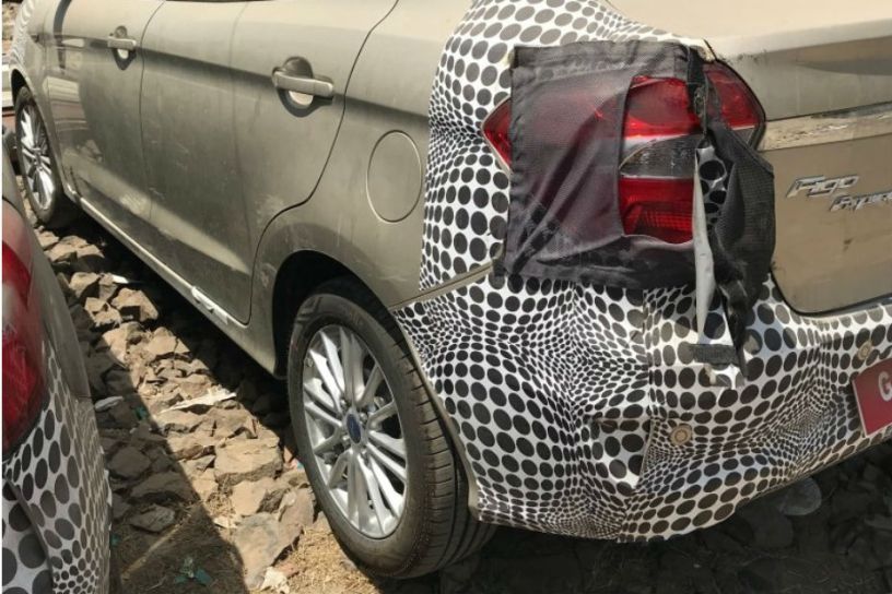 2018 Ford Aspire Facelift Spied Inside Out