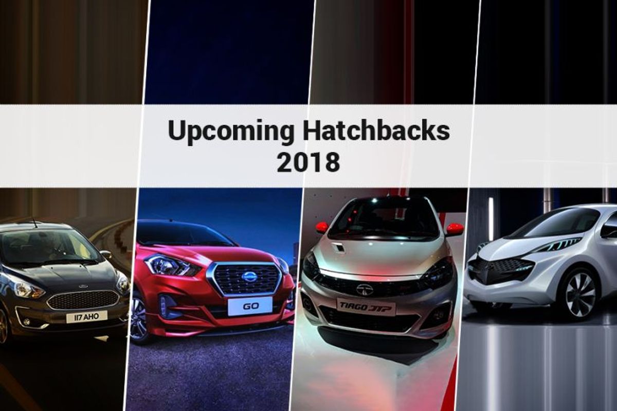 Upcoming Hatchbacks In India In 2018 â New Hyundai Santro, Ford Figo Facelift & Tata Tiago JTP