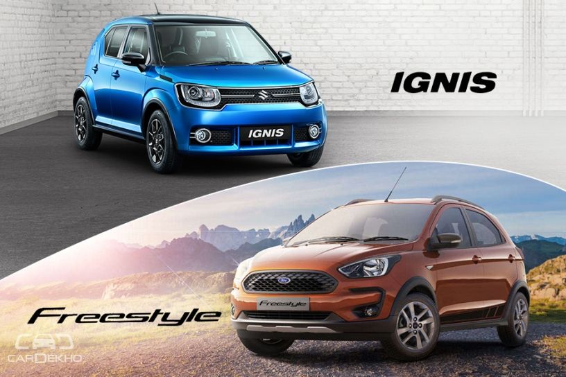 Ford Freestyle Vs Maruti Ignis - Features Comparison