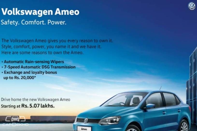 Volkswagen Ameo Offer