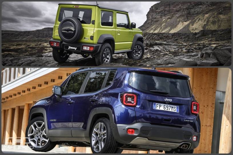 2018 Suzuki Jimny Vs Jeep Renegade: Specifications & Features Comparison