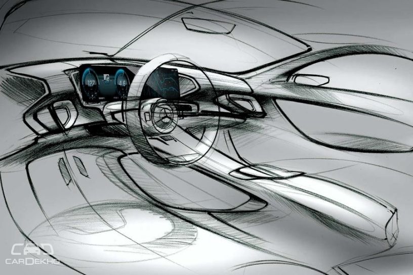 Mercedes-Ben GLE Official Sketches