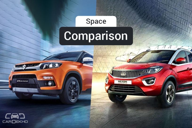 Maruti Vitara Brezza Vs Tata Nexon - Which SUV Offers Better Space?