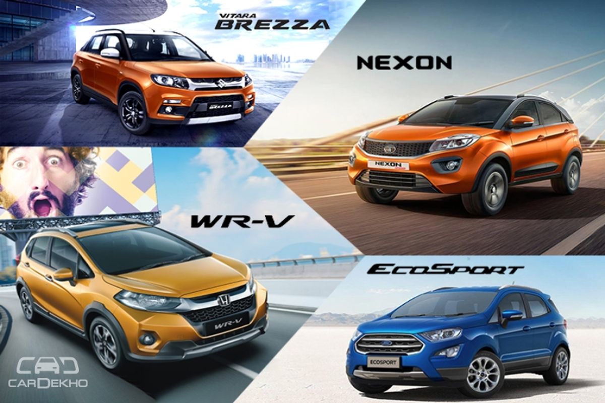 Maruti Vitara Brezza, Ford EcoSport, Tata Nexon Sales Slump In June