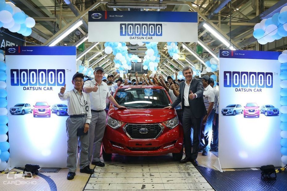 A redi-GO 1.0L Sets The 1 Lakh Production Milestone For Datsun