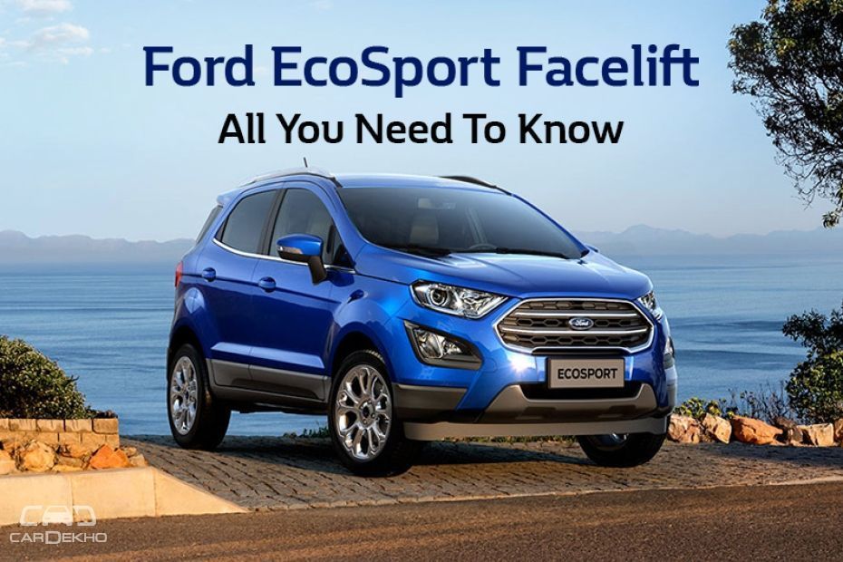 Ford EcoSport Facelift – All You Need To Know