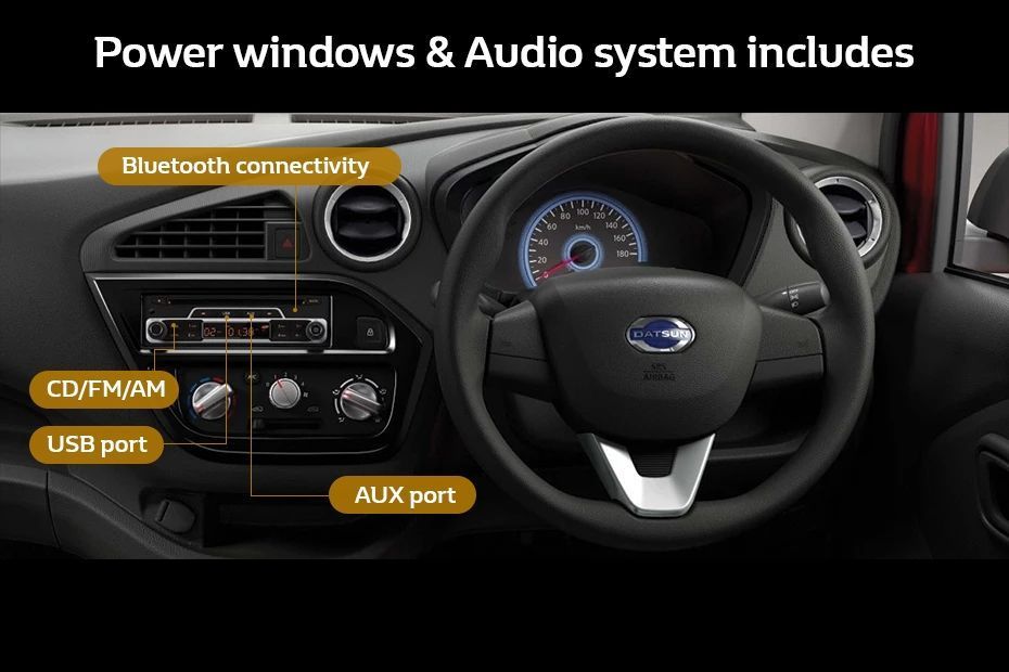 Datsun redi-GO Interior: Practical Yet Premium