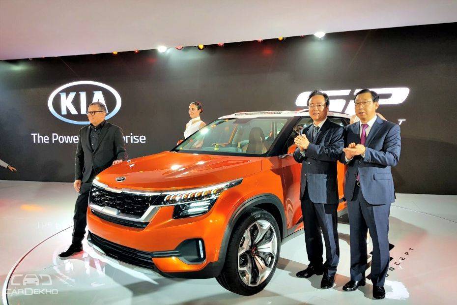 Kia SP Makes Global Premiere At Auto Expo 2018