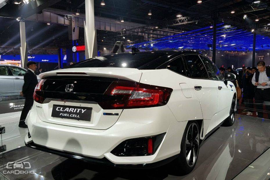 Honda Clarity FCV Showcased At Auto Expo 2018