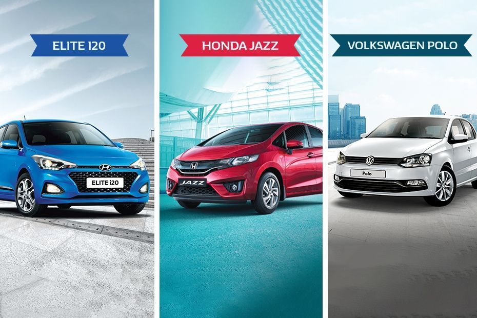 2018 Hyundai Elite i20 vs Honda Jazz vs VW Polo - Specifications & Features Comparison