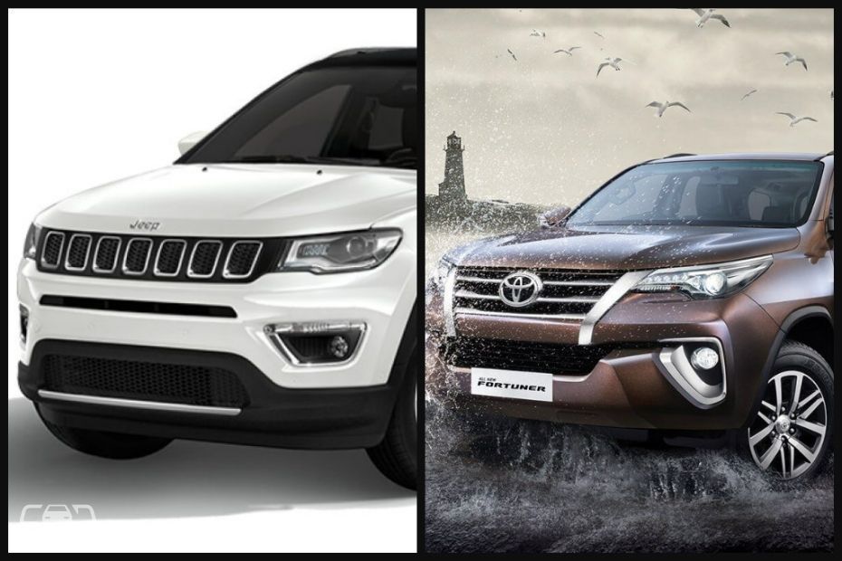 Jeep Compass Vs Toyota Fortuner: Specifications and Features Comparison