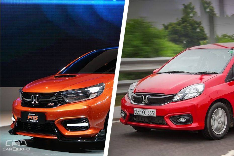 Honda Small RS Concept vs Honda Brio 