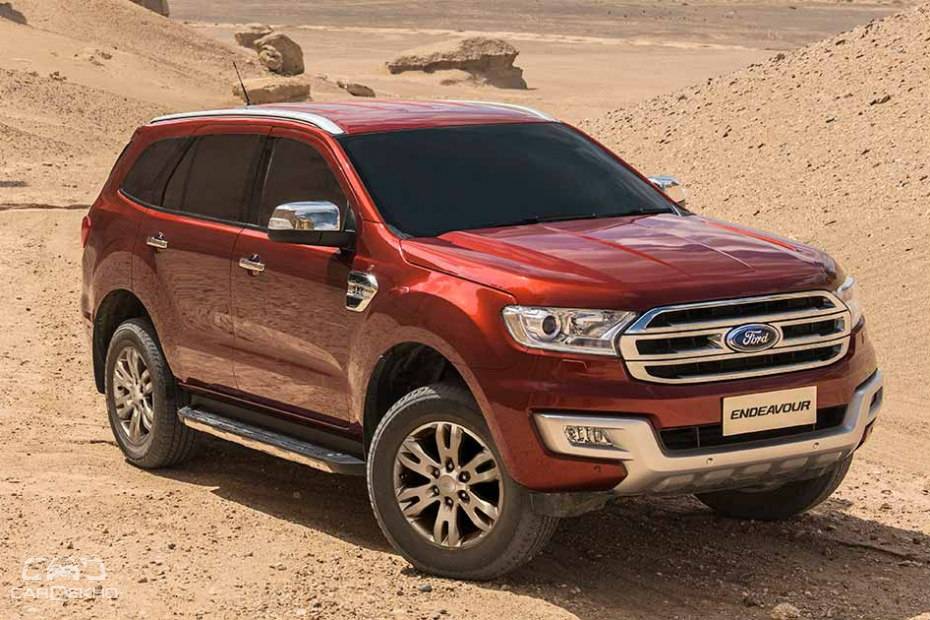 Ford Endeavour Facelift vs Fortuner vs Upcoming Rexton vs Pajero Sport: Diesel Spec Comparison