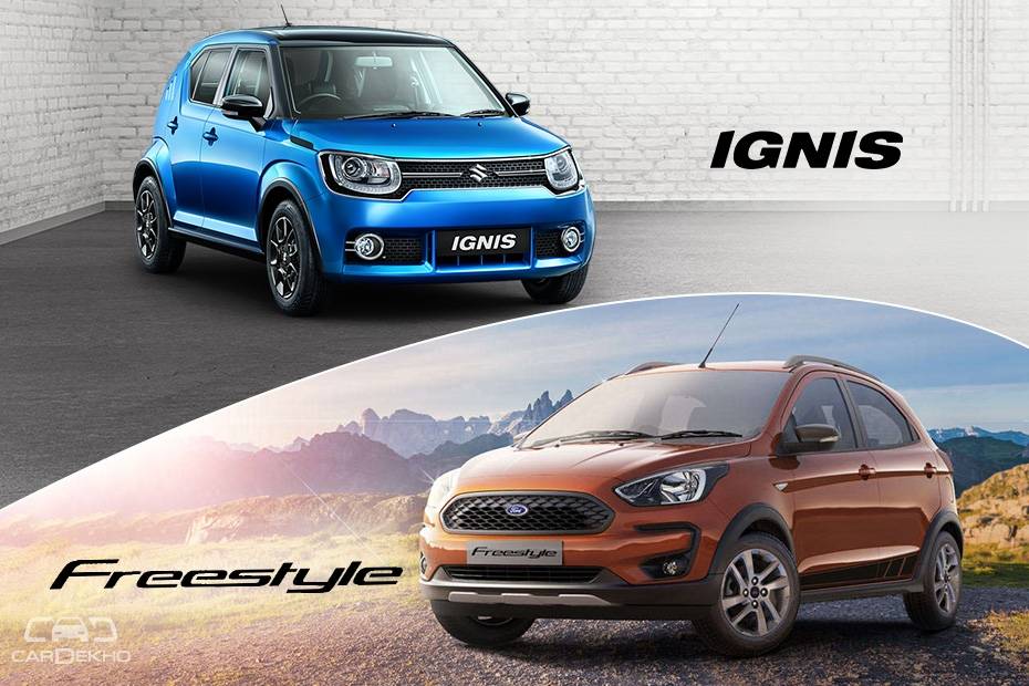 Ford Freestyle Vs Maruti Ignis - Features Comparison