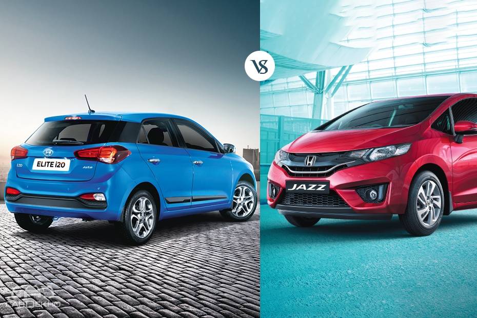 Hyundai Elite i20 vs Honda Jazz: CVT Automatic Variants Comparison