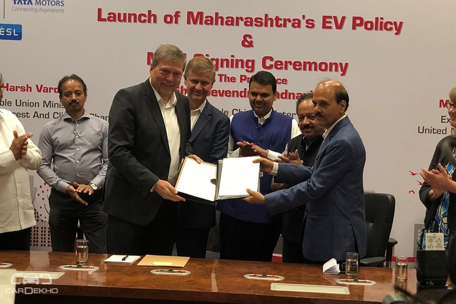 Tata Motors, Maharashtra Government Join Hands To Promote e-Mobility In The State