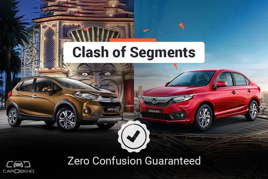 Clash Of Segments: Honda Amaze vs WRV - Which Car To Buy?