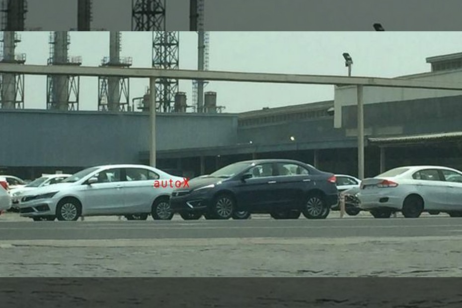 2018 Maruti Suzuki Ciaz Facelift Spied Undisguised