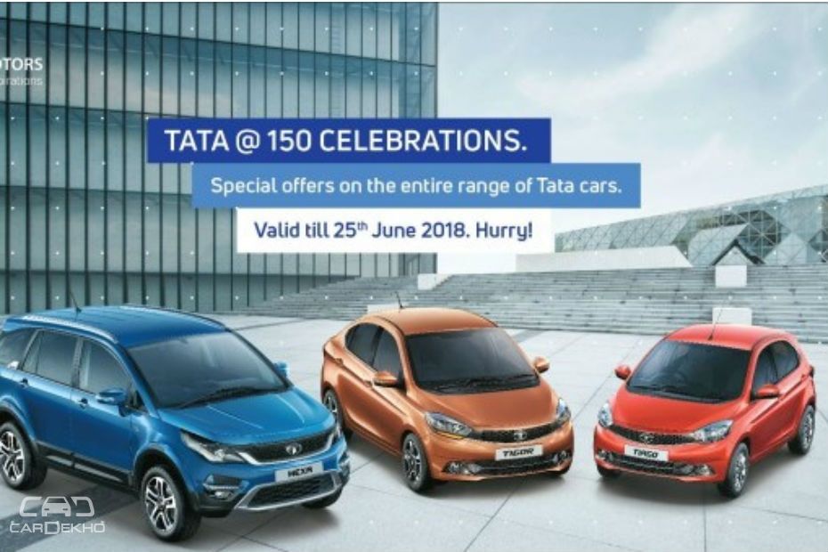 Tata Offers Benefits Upto Rs 1 Lakh On Tigor, Tiago, Nexon and Hexa
