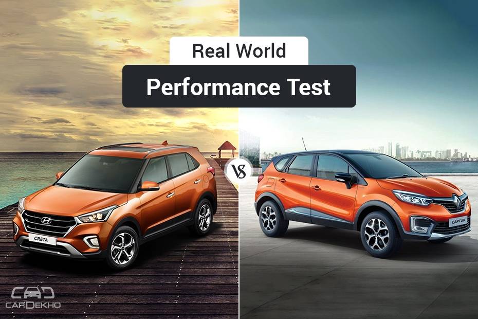 Hyundai Creta 2018 vs Renault Captur: Real-World Performance Comparison