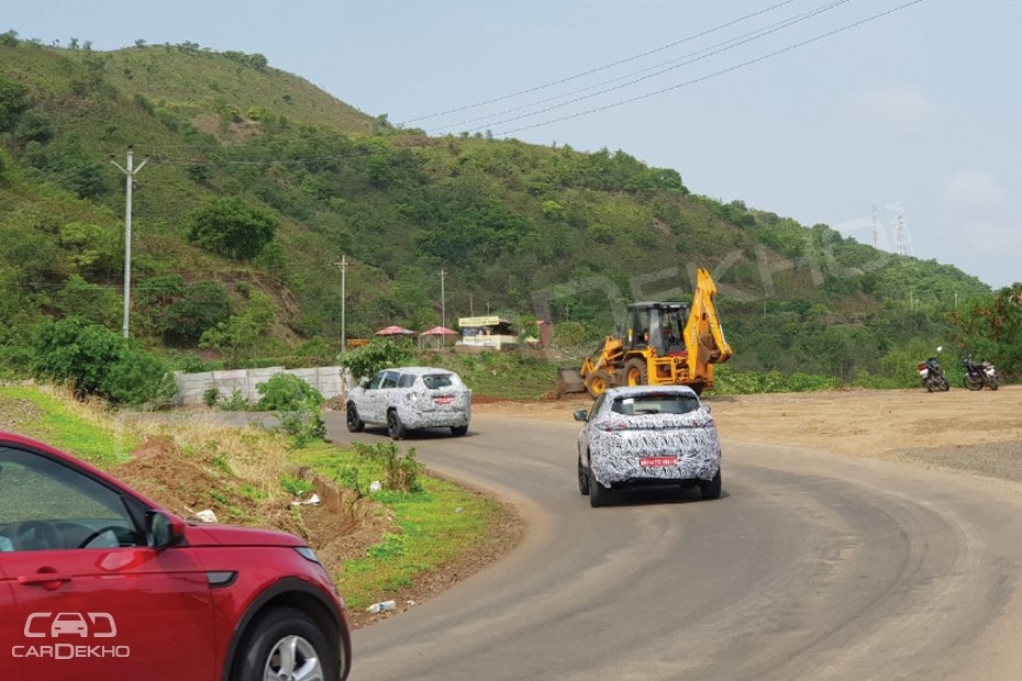 Tata H5X Spied: Tata H5X On Light Camo, Reveals Rear Profile