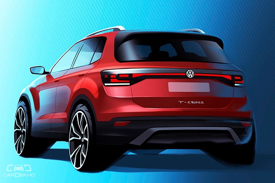India-Bound Volkswagen T-Cross: Official Sketch Revealed