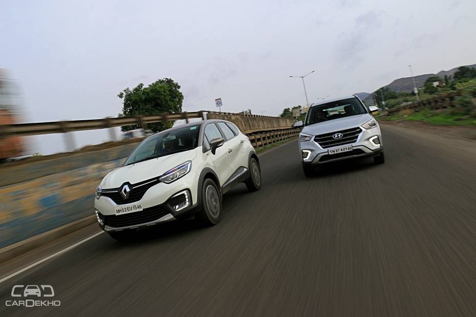 2018 Hyundai Creta Vs Renault Captur - Which SUV Offers Better Space