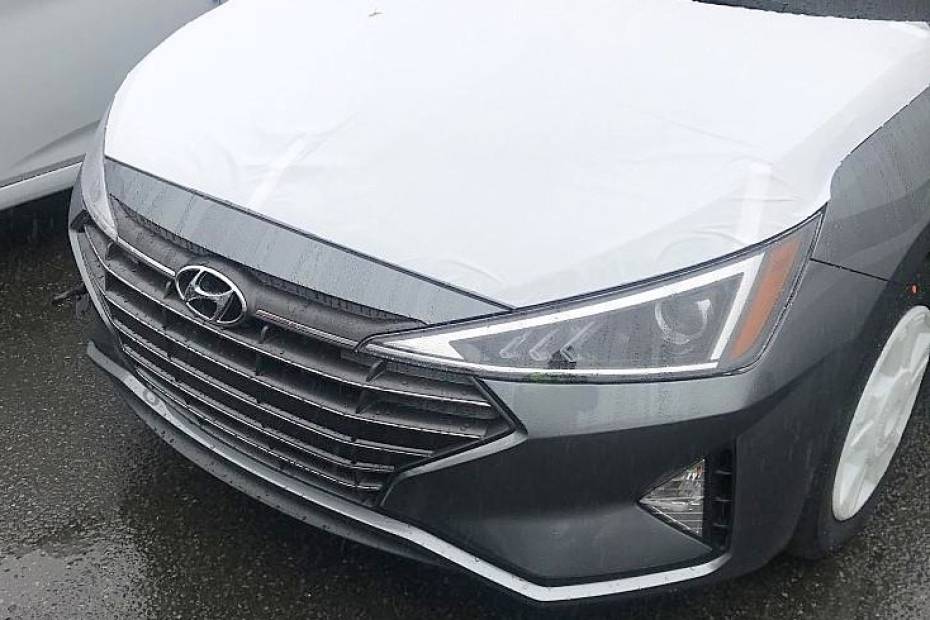 2019 Hyundai Elantra Spied Without Camouflage; Gets Lexus-like Headlamps, Larger Front Grille