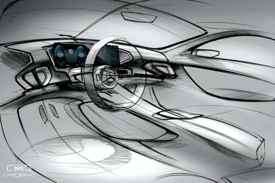 2019 Mercedes-Benz GLE Interior Sketches Reveal Twin-Screen Setup Like In A-Class