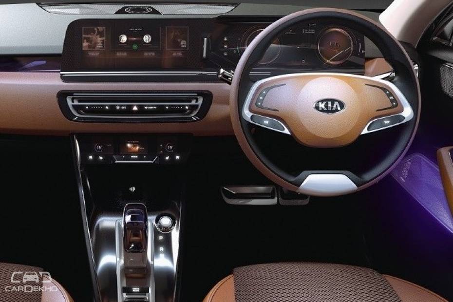 Kia SP Concept SUV Has A Merc-Like Large LCD Infotainment System