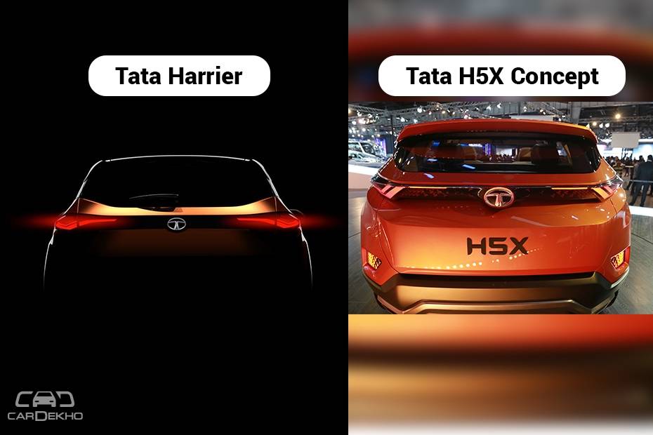 Tata Harrier vs Tata H5X: How Its Looks Have Evolved