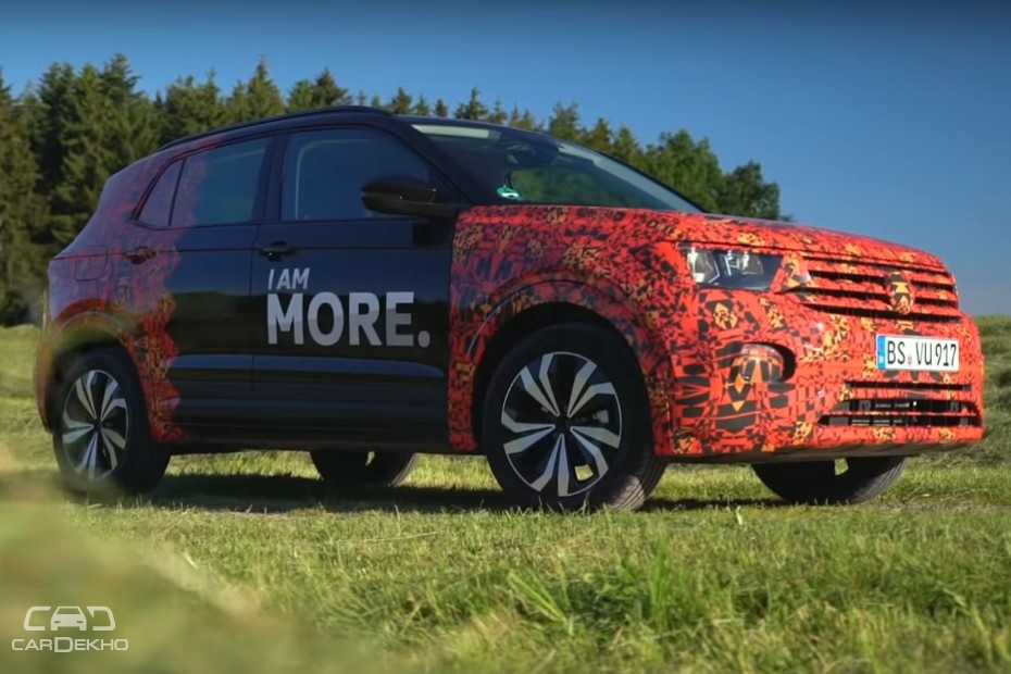 Volkswagen T-Cross SUV Teaser Reveals Exterior Design Details
