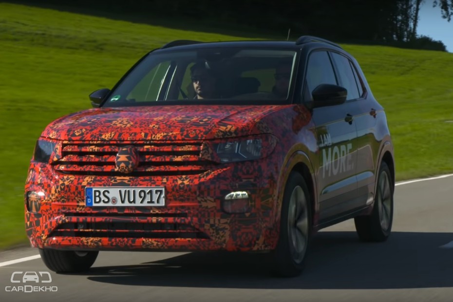 Volkswagen T-Cross SUV Teaser Reveals Exterior Design Details